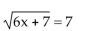 Find the real solutions of the equation. - 