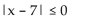 Solve the inequality. Express your answer using interval notation. -