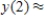Use Euler's method with given values of n to obtain an approximation of the initial value problem when . Round your answers to four decimal places, if necessary. , , __________ , __________