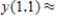 Use Euler's method with given values of n to obtain an approximation of the initial value problem when . Round your answers to four decimal places, if necessary. , , __________ , __________
