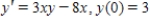 Find the solution of the initial value problem. 