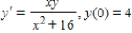 Find the solution of the initial value problem. 