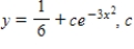 y is a solution of the differential equation.n any constant; 