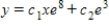<strong>Choose a solution of the differential equation. </strong> A) B) C) D) 
