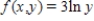 <strong>Evaluate the double integral ​   ​ For the given function f(x, y) and the region R. ​   ; R is the rectangle defined by   and   . ​</strong> A) -10 B) 10e C) 9 D) -9e <div style=padding-top: 35px> 