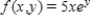 Evaluate the double integral For the given function f(x, y) and the region R. ; R is bounded by x = 0, x = 1, y = 0 and y = x. 