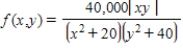 <strong>The population density of a certain city is given by the function ​   ​ Where the origin (0, 0) gives the location of the government center. Find the population inside the rectangular area described by ​   ​</strong> A)   B)   C)   D)   <div style=padding-top: 35px> 