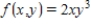 Evaluate the double integral ​   ​ for the given function f(x, y) and the region R. ​   ; R is the rectangle defined by   and   .<div style=padding-top: 35px> 