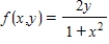Find the volume of the solid bounded above by the surface ​ z = f(x, y) ​ and below by the plane region R. Enter your answer as an expression. ​   ; R is the region bounded by   ,   and   .<div style=padding-top: 35px> 