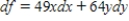 <strong>Find the total differential of the function. ​   ​</strong> A)   B)   C)   D)   E)   <div style=padding-top: 35px> 