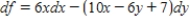 <strong>Find the total differential of the function. ​   ​</strong> A)   B)   C)   D)   E)   <div style=padding-top: 35px> 