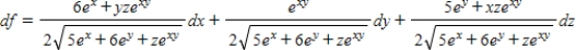 <strong>Find the total differential of the function. ​ ​   ​</strong> A)   B)   C)   D)   E)   <div style=padding-top: 35px> 