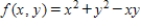 Minimize the function ​   ​ Subject to the constraint   . ​
