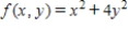 Minimize the function ​   ​ Subject to the constraint   ​