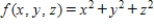 Minimize the function ​ ​   ​ Subject to the constraint   ​