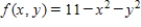 Maximize the function ​   ​ subject to the constraint   .