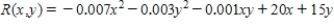 The total daily revenue (in dollars) that Weston Publishing realizes in publishing and selling its English-language dictionaries is given by ​   ​ where x denotes the number of deluxe copies and y denotes the number of standard copies published and sold daily. The total daily cost of publishing these dictionaries is given by ​   ​ dollars. Determine how many deluxe copies and how many standard copies Weston should publish each day to maximize its profits. Please round the answers to the nearest integer. ​ __________ deluxe copies ​ __________ standard copies ​ What is the maximum profit realizable? Please round the answer to the nearest dollar. ​ $__________