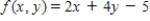 Find the first partial derivatives of the function. ​   ​