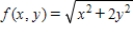 Find the second-order partial derivatives of the given function. Show that the mixed partial derivatives f<sub>xy</sub> and f<sub>yx</sub> are equal. 