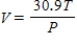 The volume V (in liters) of a certain mass of gas is related to its pressure P (in millimeters of mercury) and its temperature T (in degrees Kelvin) by the law ​   ​ Compute   and   when T = 260 and P = 700. ​