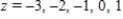 Sketch the level curves of the function corresponding to each value of z. ; 