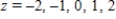 Sketch the level curves of the function corresponding to the given values of z. ; 