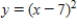 Find the volume of the solid of revolution obtained by revolving the region bounded by the graphs of the given functions about the x-axis. and