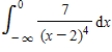 <strong>Evaluate the following improper integral whenever it is convergent. </strong> A) B) C) D) E) the integral is divergent