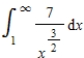 Evaluate the following improper integral whenever it is convergent. 