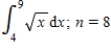 <strong>Use the trapezoidal rule and Simpson's rule to approximate the value of the definite integral. Find the exact value of the integral. </strong> A) B) C) D) 