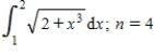 <strong>Use the trapezoidal rule and Simpson's rule to approximate the value of the definite integral. </strong> A) B) C) D) 