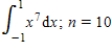 <strong>Find a bound on the error in approximating the given definite integral using (a) the trapezoidal rule and (b) Simpson's rule with n intervals. </strong> A) B) C) D) 