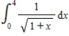 <strong>Find a bound on the error in approximating the definite integral using the trapezoidal rule with 8 intervals. </strong> A) 0.1773108 B) 0.1110032 C) 0.0629052 D) 0.0625000 E) 0.0403685