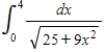 Use the table of integrals to find the given integral. ​   ​