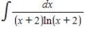 Use the table of integrals to find the integral. Hint: First use the substitution u= x+2