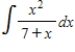 Use the table of integrals to find the integral. Use C as the constant of integration.