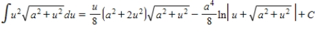 Use the formula ​   ​ to find the integral. ​  