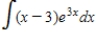 Find the indefinite integral. ​   ​