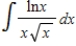 Find the indefinite integral. ​   ​