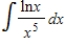 Find the indefinite integral. ​   ​