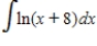Find the indefinite integral. ​   ​