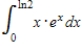 Evaluate the definite integral by using the method of integration by parts. 