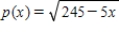 It is known that the quantity demanded of a certain make of portable hair dryer is x hundred units/week and the corresponding wholesale unit price is dollars. Determine the consumers' surplus if the wholesale market price is set at $10/unit. Round your answer to the nearest dollar. $__________