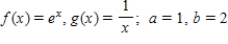 <strong>Sketch the graphs of the functions f and g and find the area of the region enclosed by these graphs and the vertical lines and . </strong> A) sq units. B) sq units. C) sq units. D) sq units. 
