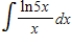 Find the indefinite integral. ​   ​