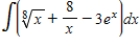 Find the indefinite integral. ​   ​