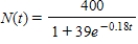 <strong>On the basis of data collected during an experiment, a biologist found that the growth of the fruit fly (Drosophila) with a limited food supply could be approximated by the exponential model where t denotes the number of days since the beginning of the experiment. How fast was the population changing on the 20th day?</strong> A) 18 flies/day B) 15 flies/day C) 14 flies/day D) 17 flies/day E) 16 flies/day