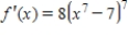 <strong>Find the derivative of the function. </strong> A) B) C) D)