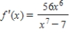 <strong>Find the derivative of the function. </strong> A) B) C) D)