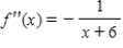 <strong>Find the second derivative of the function. </strong> A) B) C) D)